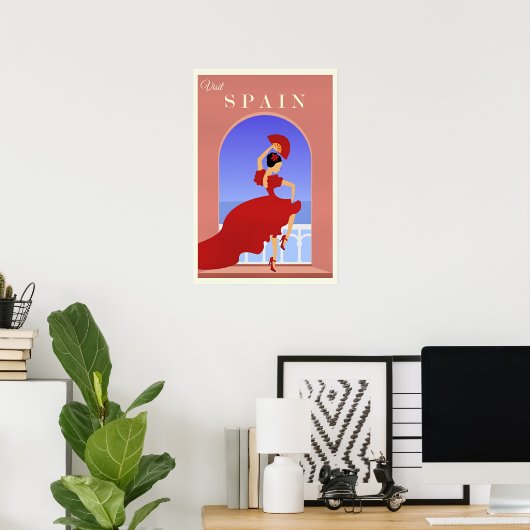 Spanien, Espana Reiseplakat, Poster (Heimbüro)