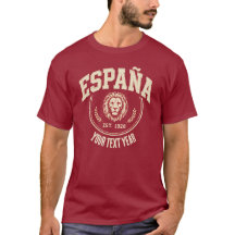 Spanien EST. 1920 Löwen-Wappen Vintage-Athletik 