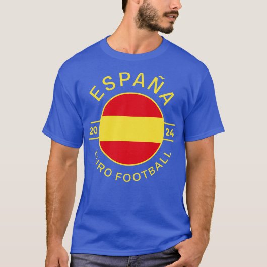 Spanien Euro 2024 Design T-Shirt (Vorderseite)