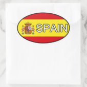 Spanien Euro Sticker (Tasche)