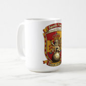 Spanien Ewiger Löwe Aufstieg, Spanisches Erbe Gesc Kaffeetasse (Vorderseite Links)