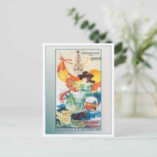 Spanien Exposition Postkarte (Stehend Vorderseite)