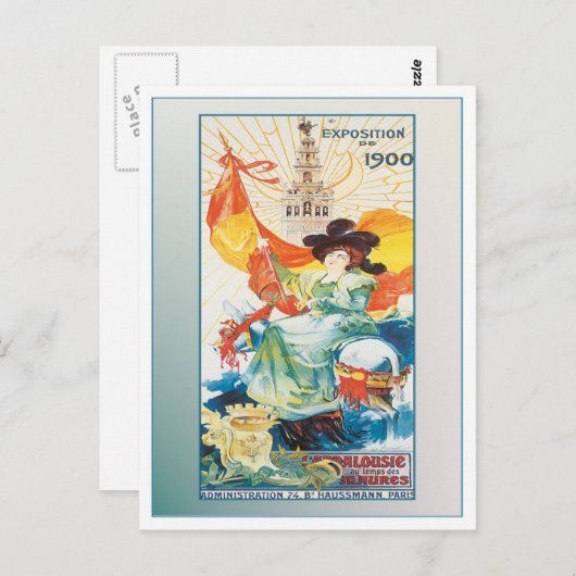 Spanien Exposition Postkarte (Vorne/Hinten)