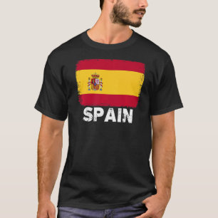 Spanien Fahne Unterstützung Spanische Frauen Männe T-Shirt
