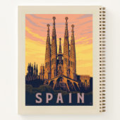Spanien | Familia Sagrada Notizblock (Rückseite)