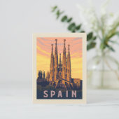 Spanien | Familia Sagrada Postkarte (Stehend Vorderseite)