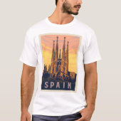 Spanien | Familia Sagrada T-Shirt (Vorderseite)