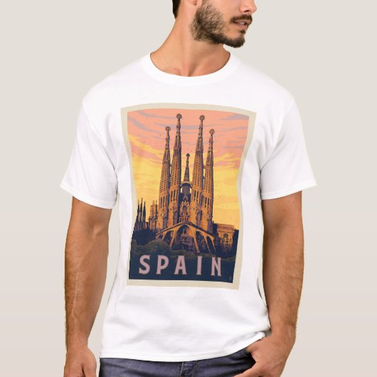 Spanien | Familia Sagrada T-Shirt (Vorderseite)