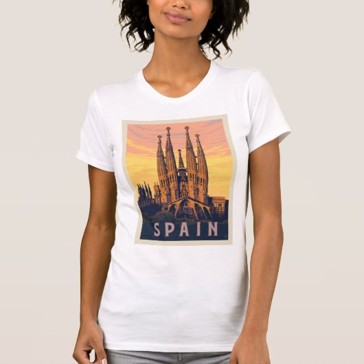 Spanien | Familia Sagrada T-Shirt (Vorderseite)