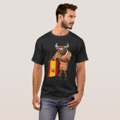 Spanien Fan Bull T-Shirt (Vorne ganz)