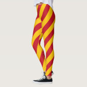 Spanien - Farben für die Flagge Leggings (Links)