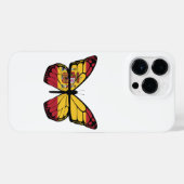 SPANIEN FLAG BUTTERFLY iPhone HÜLLE (Rückseite (Horizontal))