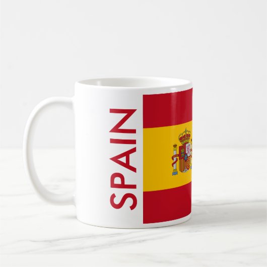 SPANIEN FLAG KAFFEETASSE (Links)