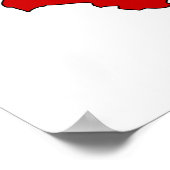 Spanien - Flag-Karte Poster (Ecke)