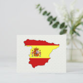 Spanien - Flag-Karte Postkarte (Stehend Vorderseite)