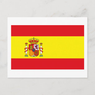 Spanien Flag Postkarte