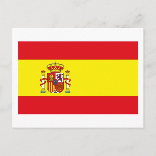 Spanien Flag Postkarte (Vorderseite)