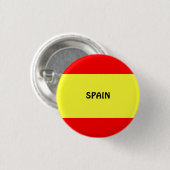 Spanien: Flag Spanien Button/Lapel-Pin Button (Vorne & Hinten)