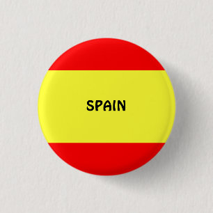 Spanien: Flag Spanien Button/Lapel-Pin Button