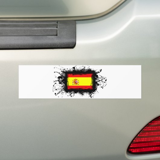 Spanien-Flagge Autoaufkleber (Auf Auto)