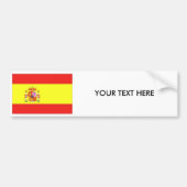 SPANIEN-FLAGGE Autoaufkleber (Vorne)