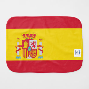 Spanien-Flagge Baby Spucktuch