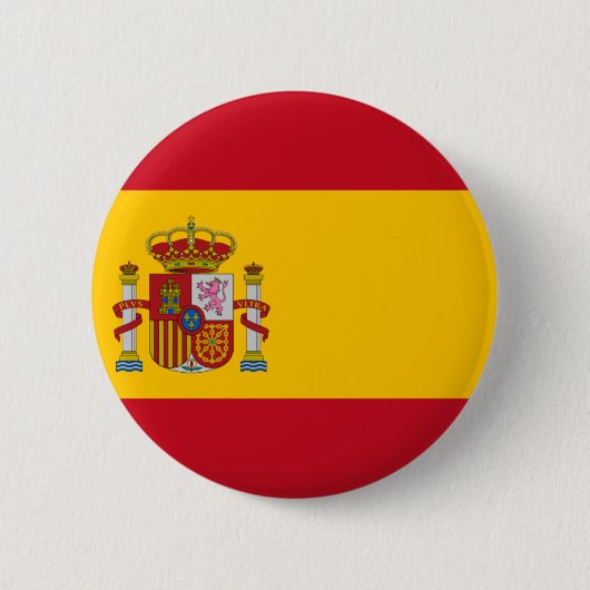 Spanien-Flagge Button (Vorderseite)