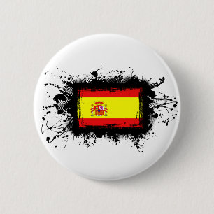 Spanien-Flagge Button