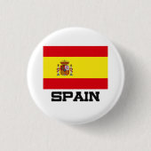 Spanien-Flagge Button (Vorderseite)