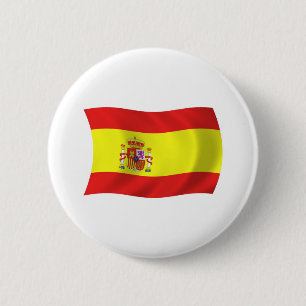 Spanien-Flagge-Button Button