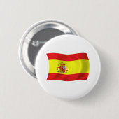 Spanien-Flagge-Button Button (Vorne & Hinten)