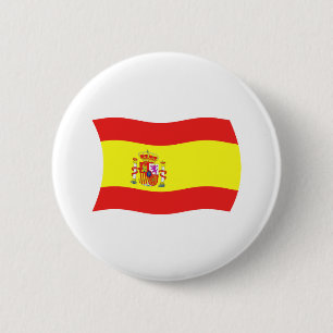 Spanien-Flagge-Button Button