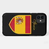 Spanien-Flagge Case-Mate iPhone Hülle (Rückseite (Horizontal))