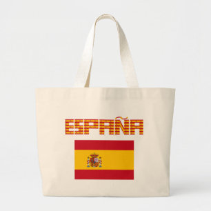 Spanien - Flagge/España - Bandera Jumbo Stoffbeutel