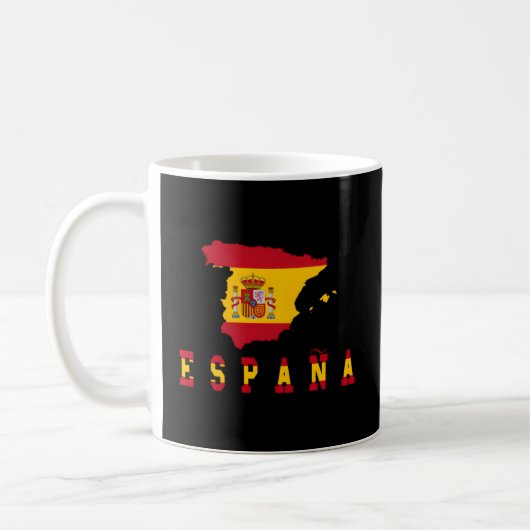 Spanien Flagge Espana Kaffeetasse (Links)