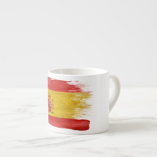 Spanien-Flagge Espressotasse (Vorderseite Rechts)