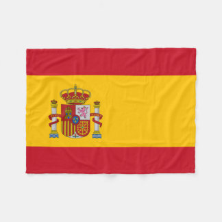 Spanien Flagge Fleecedecke
