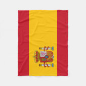 Spanien Flagge Fleecedecke (Vorderseite)