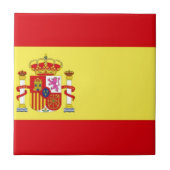 Spanien Flagge Fliese (Vorderseite)