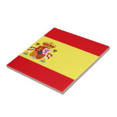 Spanien Flagge Fliese (Seite)