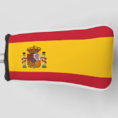 Spanien-Flagge Golf Headcover (Vorderseite)
