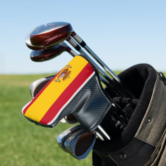 Spanien-Flagge Golf Headcover (In Situ)