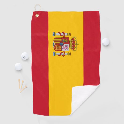 Spanien-Flagge Golfhandtuch (Insitu)