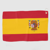 Spanien-Flagge Golfhandtuch (Horizontal)
