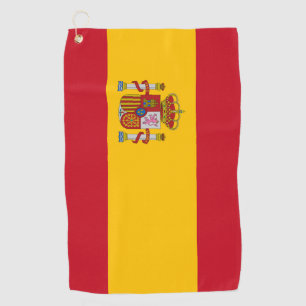 Spanien-Flagge Golfhandtuch