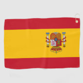 Spanien Flagge Golfhandtuch (Horizontal)