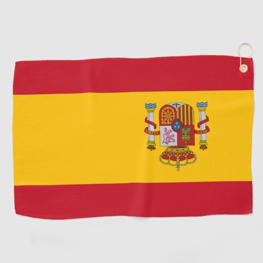 Spanien Flagge Golfhandtuch (Horizontal)