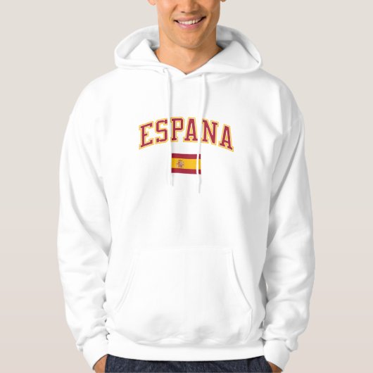 Spanien + Flagge Hoodie (Vorderseite)