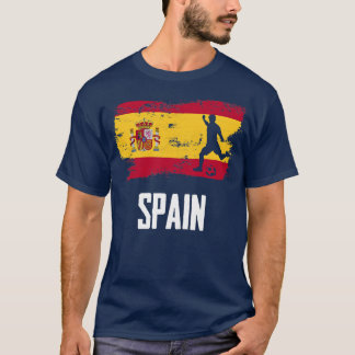 Spanien Flagge Jersey Spanisches Fußballteam Spani T-Shirt