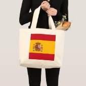 Spanien-Flagge Jumbo Stoffbeutel (Vorderseite (Produkt))